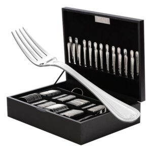 Loja Casa Canto - Faqueiro 101 peças - Faqueiro Geneve aço inox com Estojo 101pç Wolff