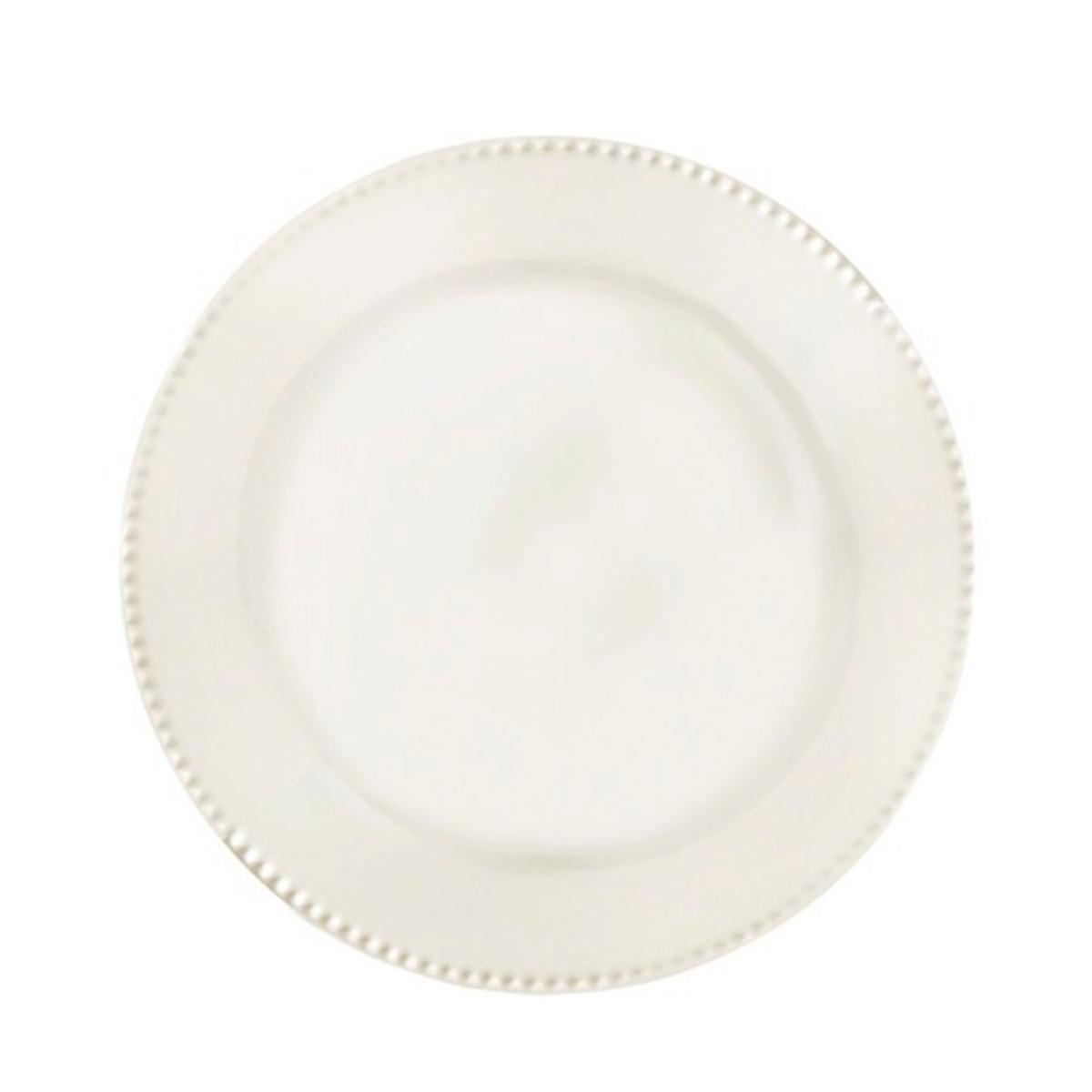 Loja Casa Canto - Pratos Avulsos - Jogo Pratos Rasos diametro 24.5cm Porcelana 6un Perla Corona Yoi