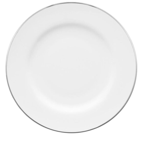 Loja Casa Canto - Pratos Avulsos - Jogo Pratos Rasos Sobremesa Flamingo Isabel Prata 12pç Oxford