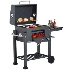 Loja Casa Canto - Churrasqueira Elétrica - Churrasqueira à Bafo no Carvão com Rodas eTermômetro Itapuama