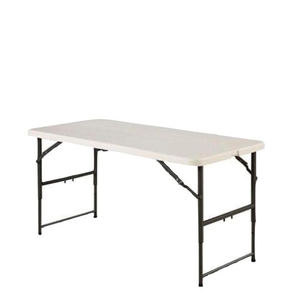Loja Casa Canto - Mesa Multiuso - Mesa Dobrável Polietileno 1,22×0,60cm com ajuste na altura até 85cm Maxchief