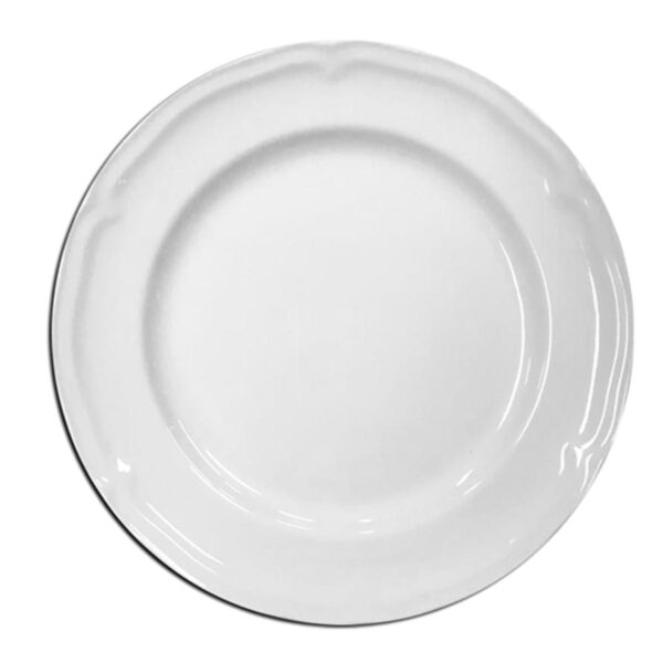 Loja Casa Canto - Pratos Avulsos - Jogo Pratos Rasos Melamina Branca White 26, 5cm Profissional 6un Bestfer