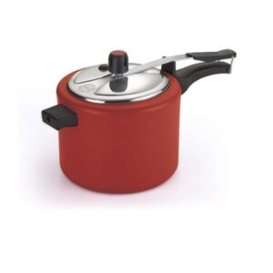 Loja Casa Canto - Panelas de Pressão - Panela Pressão aluminio com Pintura Vermelha 4.5L Lares