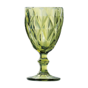 Loja Casa Canto - Taças de Vidro - Jogo Taças Diamond 260ml 6un Verde