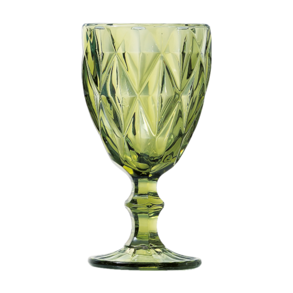 Loja Casa Canto - Taças de Vidro - Jogo Taças Diamond 260ml 6un Verde