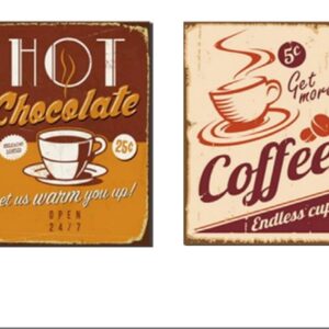 Loja Casa Canto - Quadros Decorativos - Quadro em Tela 2un 34x46cm Café Chocolate Urban