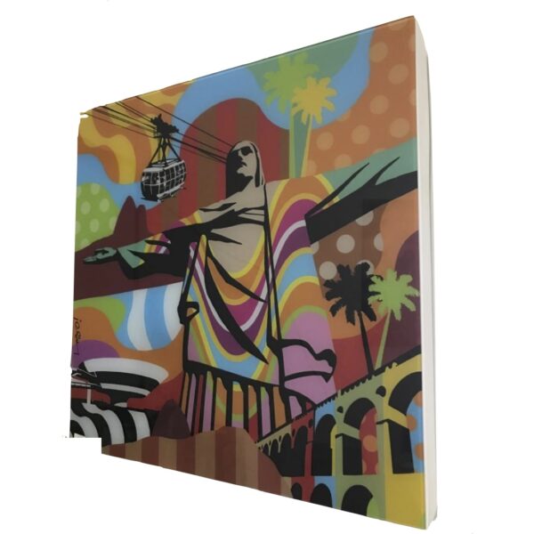 Loja Casa Canto - Quadros Decorativos - Quadro Rio Janeiro Bonde Vidro 50x50cm artimage