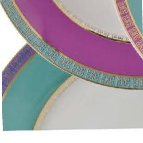 Loja Casa Canto - Aparelho de Jantar 06 pessoas - aparelho de Jantar Chá Flamingo Joia Brasileira 42pç Porcelana Oxford