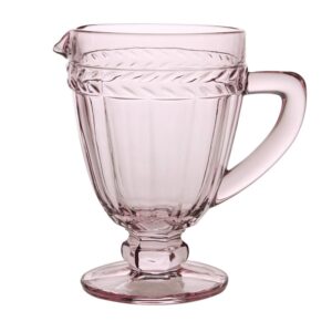 Loja Casa Canto - Jarra de Vidro - Jarra Vidro Roma Rosa Lyor