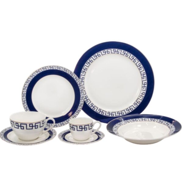 Loja Casa Canto - Aparelho de Jantar 06 pessoas - Aparelho de Jantar, Chá e Café New Bone Renaissance 42pç Lyor