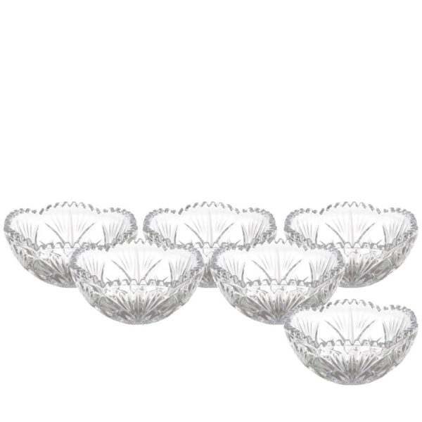 Loja Casa Canto - Saladeiras e Tigelas - Jogo Bowls Cristal Chumbo alberta 270ml 6un Lyor