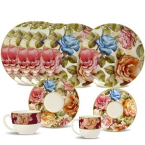 Loja Casa Canto - Jogo para Lanche - Jogo para Chá e Café Coup Vintage 18pç Porto Brasil