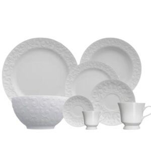 Loja Casa Canto - Aparelho de Jantar 08 pessoas - aparelho de Jantar Chá 64pç para 08 pessoas Tassel Porcelana Germer