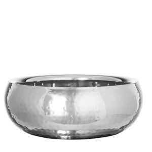 Loja Casa Canto - Saladeiras e Tigelas - Saladeira Inox Media 24x9cm Parede Dupla Diplomat