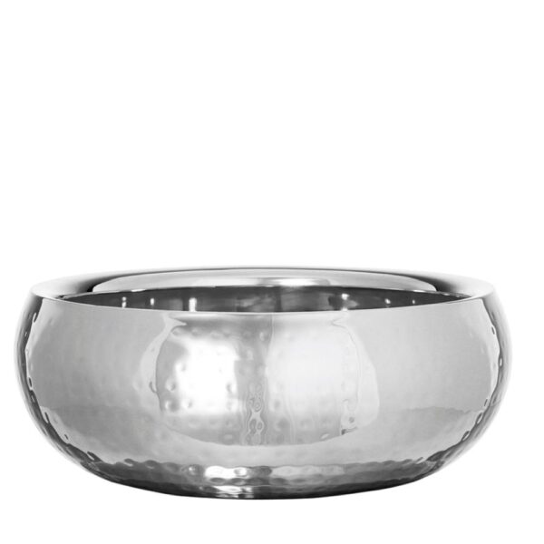 Loja Casa Canto - Saladeiras e Tigelas - Saladeira Inox Media 24x9cm Parede Dupla Diplomat