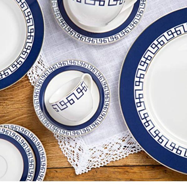 Loja Casa Canto - Aparelho de Jantar 06 pessoas - Aparelho de Jantar, Chá e Café New Bone Renaissance 42pç Lyor