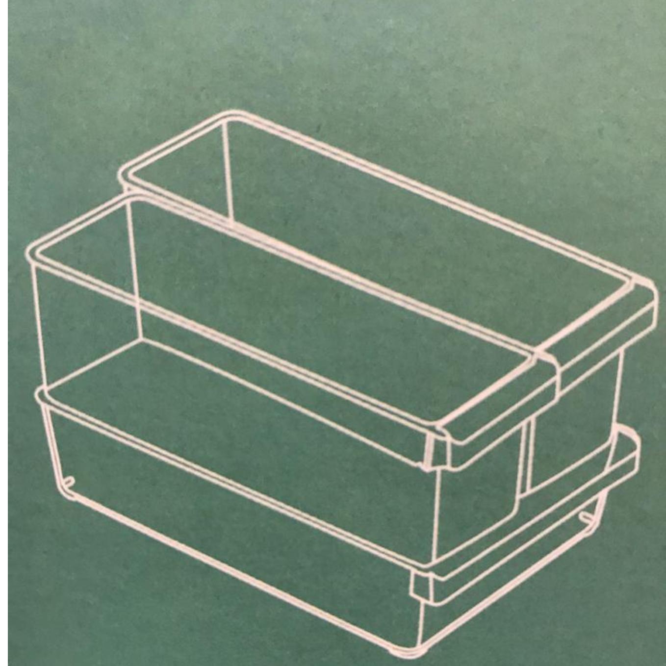 Loja Casa Canto - Caixas Organizadoras - Organizador acrilico 3pç para Geladeira armarios StorageBox