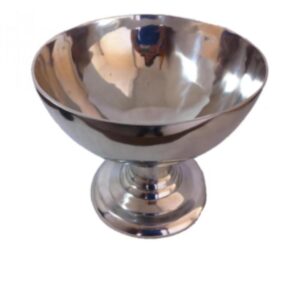 Loja Casa Canto - Balde para Gelo e Champanheira - Champanheira aluminio Polido diâmetro 48cm Metal Flor