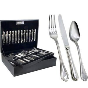 Loja Casa Canto - Faqueiro 130 peças - Faqueiro Wolff Zurich aço Inox com Estojo 130pç