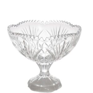 Loja Casa Canto - Fruteiras - Fruteira, Centro de Mesa Cristal com pé 22x19cm alberta