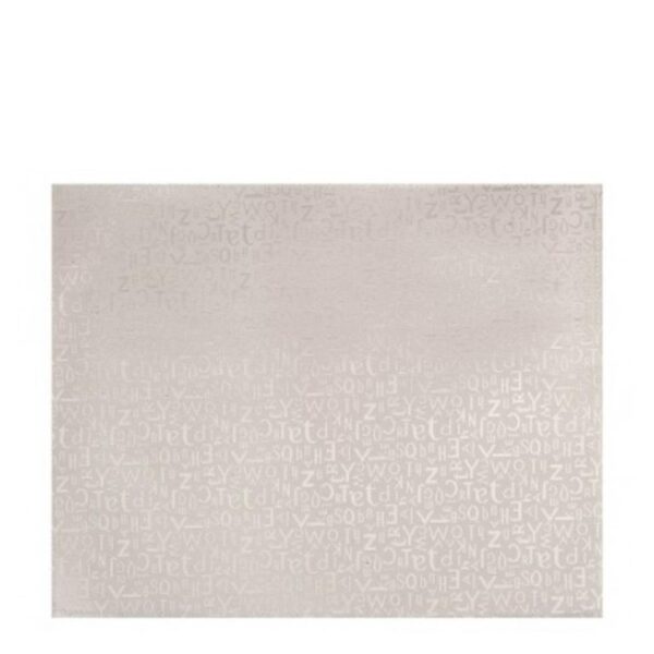 Loja Casa Canto - Americanos - Americano Gaia Letras Branco White 44x29cm 6un Copa&Cia