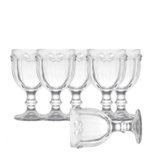 Loja Casa Canto - Taças de Vidro - Jogo Taças Libélula 260ml 6un Transparente