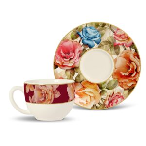 Loja Casa Canto - Aparelho de Jantar 06 pessoas - Aparelho de Jantar Chá e Café Vintage 42pç Porto Brasil