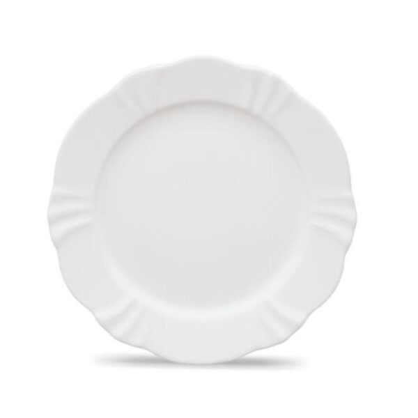 Loja Casa Canto - Pratos Avulsos - Jogo Pratos para Sobremesa 23cm Soleil White Porcelana Oxford