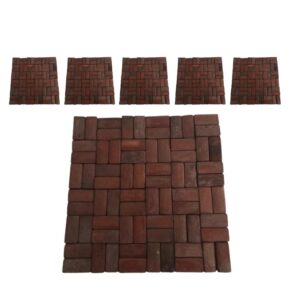 Loja Casa Canto - Descanso de Panelas - Descanso para Panela Madeira 6un 17x17cm DM Brasil