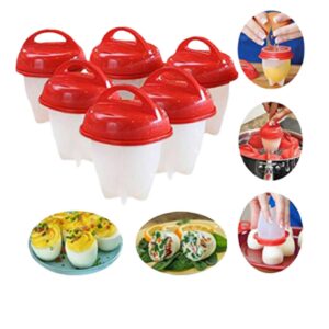 Forma Silicone para Cozinhar Ovos Gourmet 6pç Gifthome