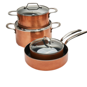 Jogo Panelas Copper com Fundo Indução 4.5mm 4pç Brinox