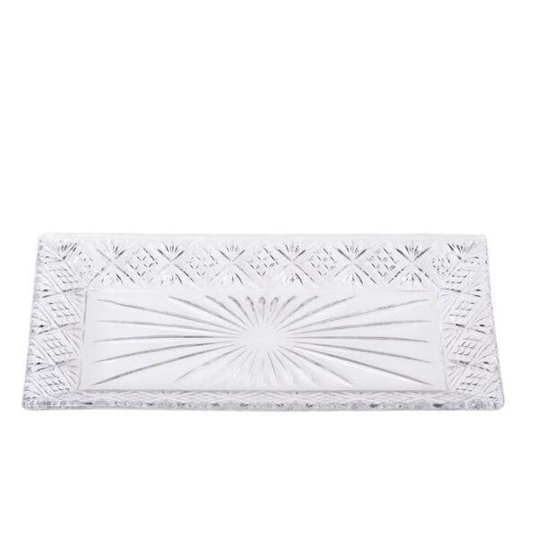 Prato Retangular Cristal Dublin Lyor