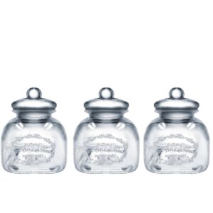 Loja Casa Canto - Potes e Baleiros - Jogo Potes com Tampas Herméticas 2.38litros cada 3un CIM