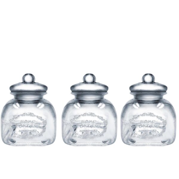 Loja Casa Canto - Potes e Baleiros - Jogo Potes com Tampas Herméticas 2.38litros cada 3un CIM