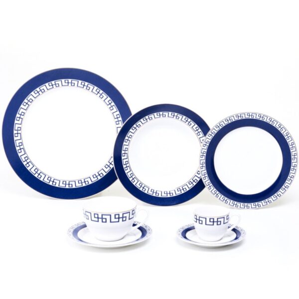 Loja Casa Canto - Aparelho de Jantar 06 pessoas - Aparelho de Jantar, Chá e Café New Bone Renaissance 42pç Lyor