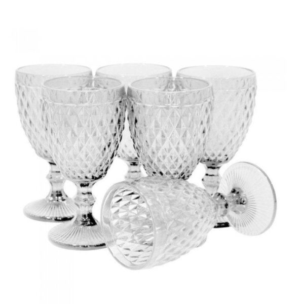 Loja Casa Canto - Taças de Vidro - Jogo Taças Bico Abacaxi 260ml 6unTransparente