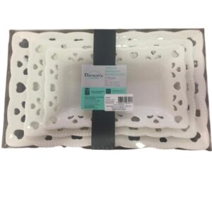 Loja Casa Canto - Travessas - Jogo Travessas Porcelana 3un Dynasty