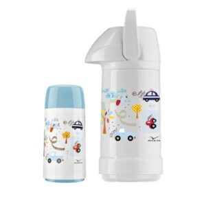 Loja Casa Canto - Garrafas Térmicas - Garrafa Térmica GLT Pressão Especial Infantil 0, 5lt Carrinhos Térmica Mine 2un Invicta