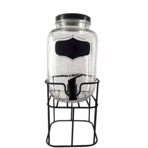 Loja Casa Canto - Suqueiras de Vidro - Suqueira Vidro 3.7L com Suporte Metal Dynaty