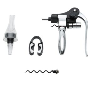 Loja Casa Canto - Acessórios para Vinho - acessórios para Vinho 4pç aço Inox com Saca Rolhas Bon Gourmet