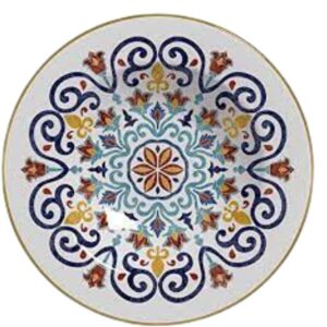 Loja Casa Canto - Pratos Avulsos - Jogo Prato Fundo Tunisia 25cm 6un alleanza