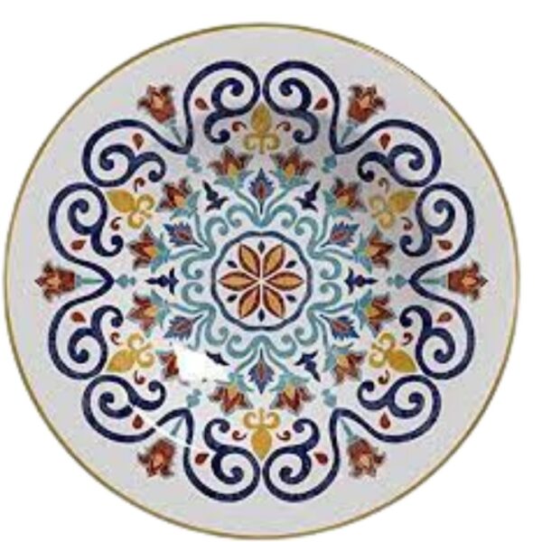 Loja Casa Canto - Pratos Avulsos - Jogo Prato Fundo Tunisia 25cm 6un alleanza