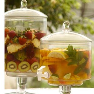 Loja Casa Canto - Suqueiras de Vidro - Suqueira ou Dispensador Bebidas Leblon Vidro capacidade 6.8 Lts – Mistral