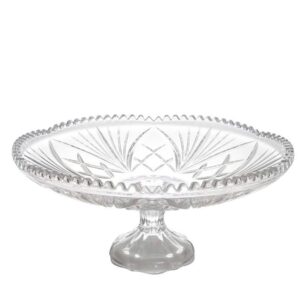 Loja Casa Canto - Fruteiras - Fruteira com Pé Cristal Chumbo alberta 33x15cm Lyor