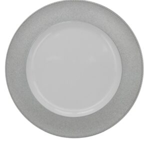 Loja Casa Canto - Sousplat - Sousplat Shine Prata 33cm 6un Mimo Style