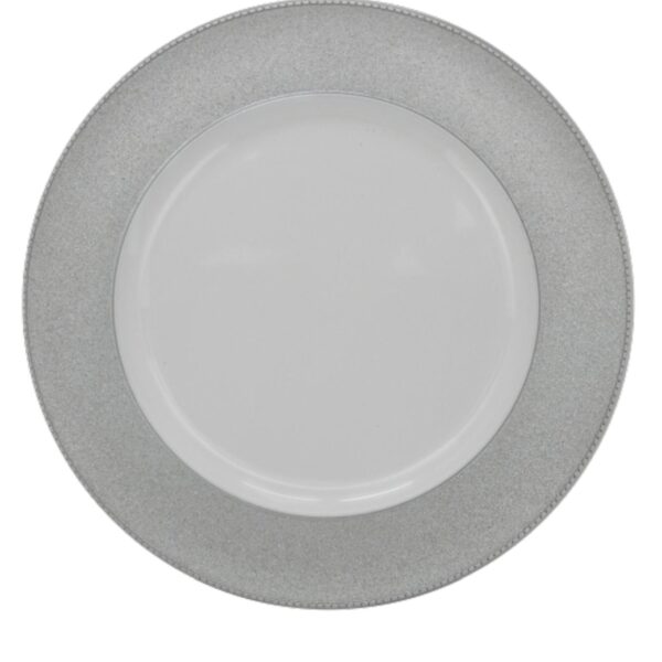 Loja Casa Canto - Sousplat - Sousplat Shine Prata 33cm 6un Mimo Style