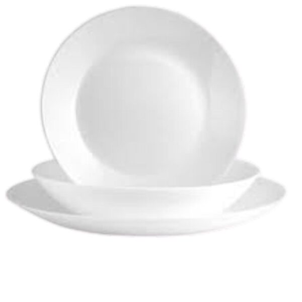 Loja Casa Canto - Aparelho de Jantar 06 pessoas - aparelho de Jantar 18pç Vidro Opaline Zélie