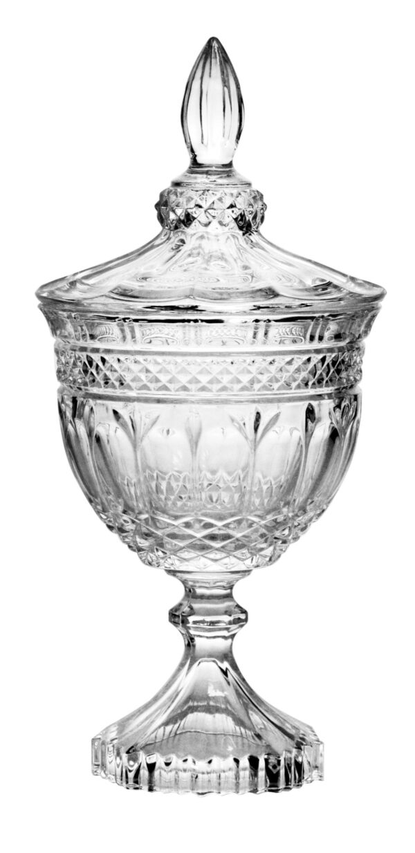 Loja Casa Canto - Bomboniere e Baleiros - Bomboniere Cristal Brandon com Pé altura 25cm – L’hermitage