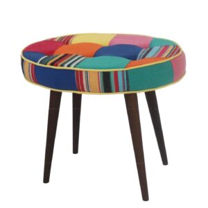 Loja Casa Canto - Puffs - Puff Oval Patcwork 56x40cm Phorman