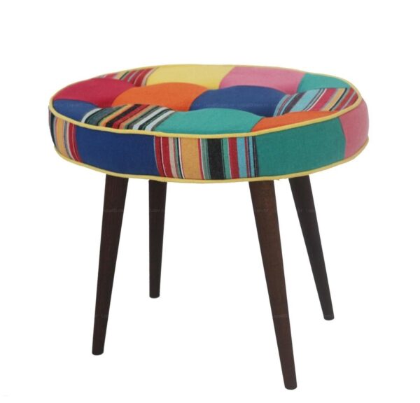 Loja Casa Canto - Puffs - Puff Oval Patcwork 56x40cm Phorman